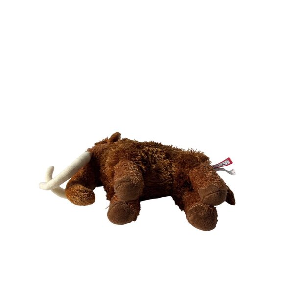 Douglas Everett Woolly Mammoth Plush Stuffed Animal Toy 10 inch Brown Realistic - Picture 6 of 6